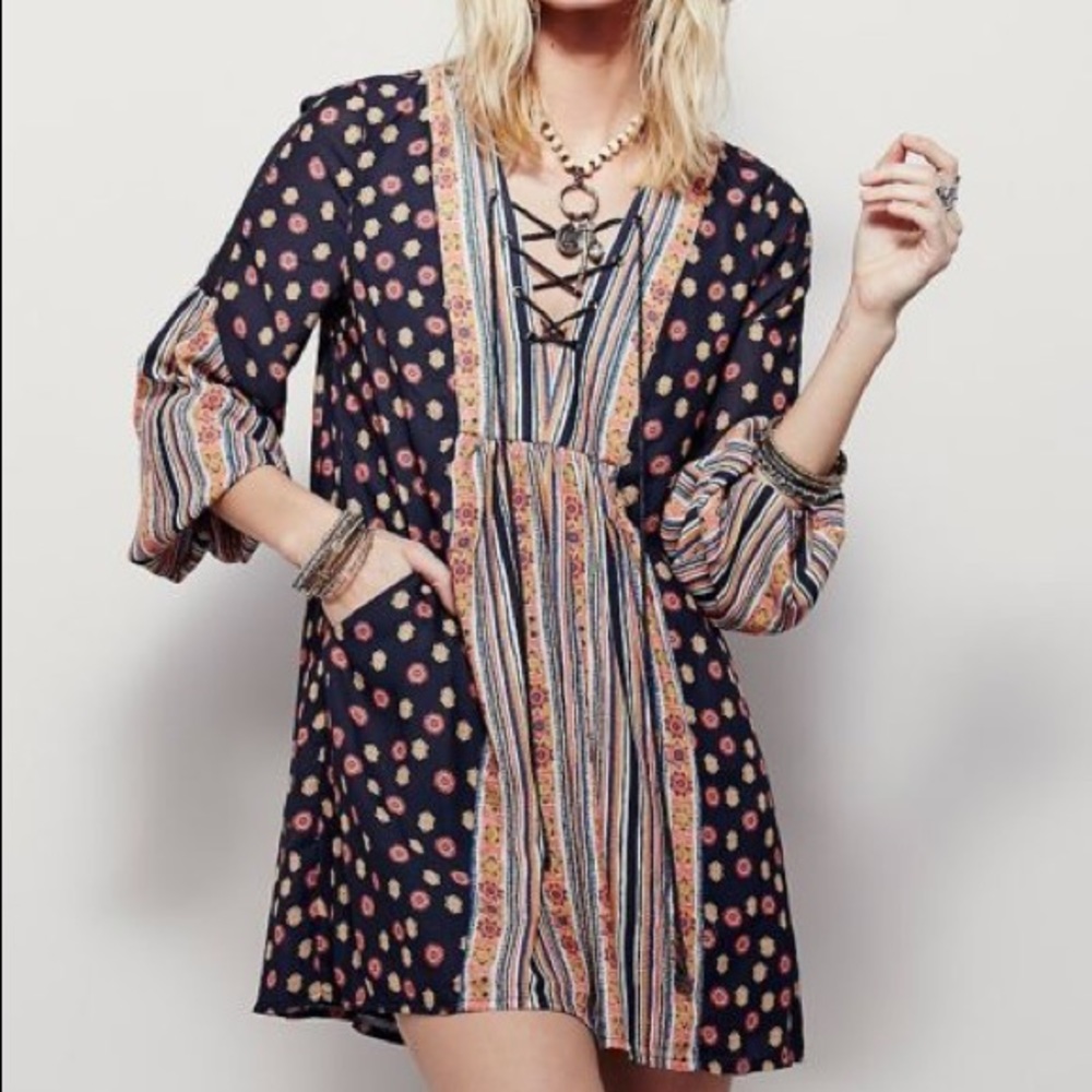 Free People ‘Rain or Shine’ Mini Dress
